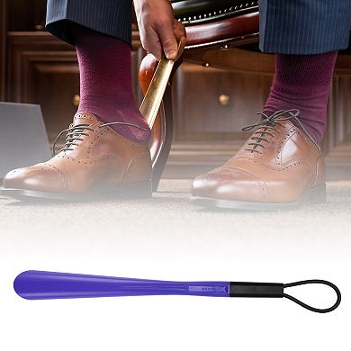 Sling Long Handle Hangable Shoe Horn for Shoe 18.5"x1.77" 1 Pc