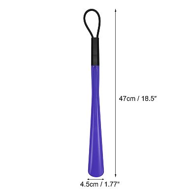 Sling Long Handle Hangable Shoe Horn for Shoe 18.5"x1.77" 1 Pc