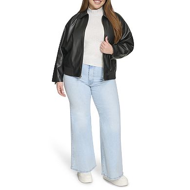 Plus Size Levi's® Faux Leather Bomber Jacket