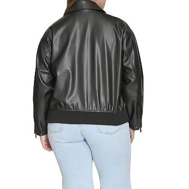 Plus Size Levi's® Faux Leather Bomber Jacket