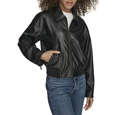 Women's Levi's® Faux Leather Bomber Jacket
