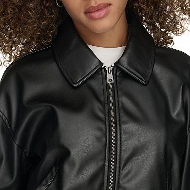 Women's Levi's® Faux Leather Bomber Jacket