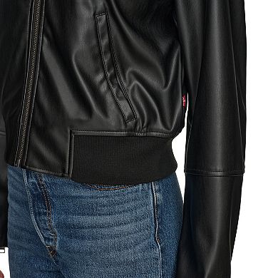 Women's Levi's® Faux Leather Bomber Jacket