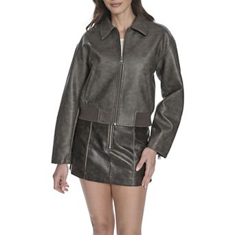Women's Levi's® Faux Leather Bomber Jacket