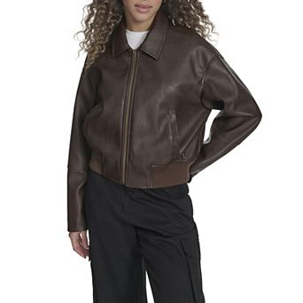 Women's Levi's® Faux Leather Bomber Jacket