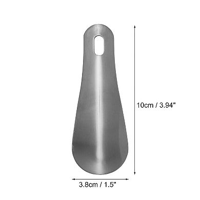 Oval Style Hangable Shoe Horn for Shoe 3.94"x1.5" 1 Pc