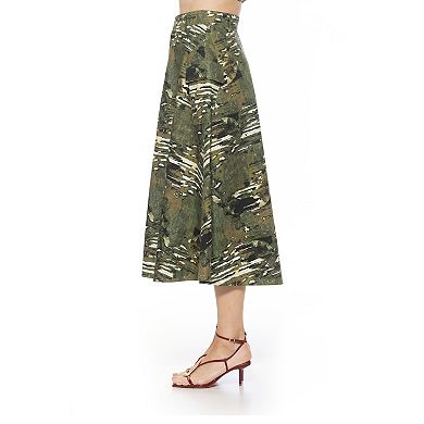 Women's ALEXIA ADMOR Cargo Belted Midi Skirt