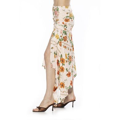 Women's ALEXIA ADMOR Kennedy Ruched Stretch Handkerchief Skirt