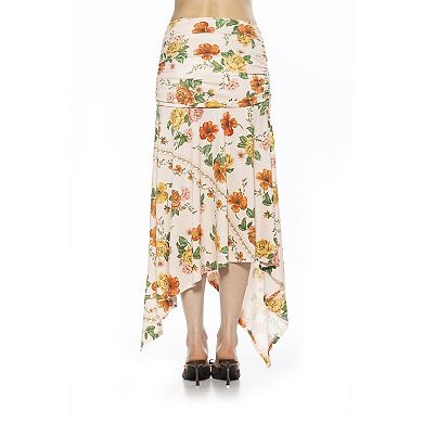 Women's ALEXIA ADMOR Kennedy Ruched Stretch Handkerchief Skirt