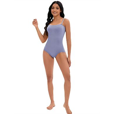 Women's Cami Convertible Straps Slimming Waisted Shapewear Hipon Bottom Hip Lifter Bodysuit