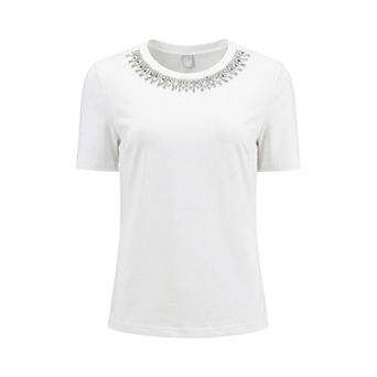 Women's Sparkly Blouse Cocktails Elegant Rhinestone Tops