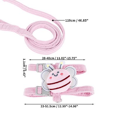 1 Set Easy Control Dog Vest, Cat Harness and Leash Set, Cats Escape Proof Adjustable Kitten Harness