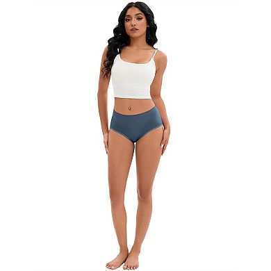 Women's Tummy Control High-Waisted Briefs Hip Lifter Full-Coverage Underwear