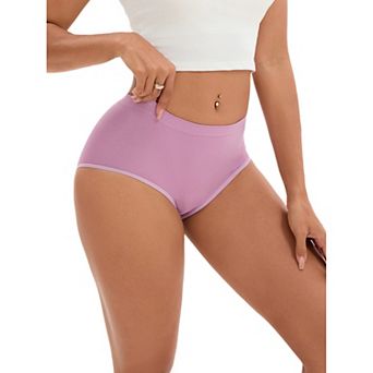 Women's Tummy Control High-Waisted Briefs Hip Lifter Full-Coverage Underwear