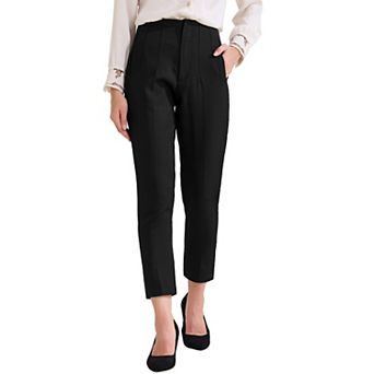 Women's High Waisted Packets Business Work Office Casual Long Pants