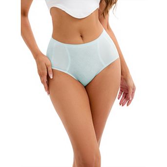 Women's High-Waisted Underwear Briefs High Elastic Breathable Underpants