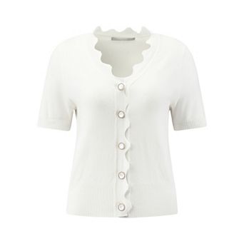 Women's Short Sleeve Cardigan Sweaters Summer Knit Cropped Bolero Shrug Top