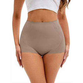 Women's High-Waisted Underwear Briefs Tummy Control Hip Lifter Control Panties