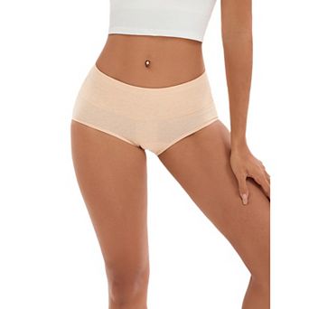 Women's Plus Size High Waist Tummy Control Briefs Underwear Hip Lifter Control Panties