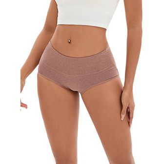 Women's Plus Size High Waist Tummy Control Briefs Underwear Hip Lifter Control Panties