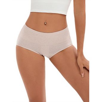 Women's Plus Size High Waist Tummy Control Briefs Underwear Hip Lifter Control Panties
