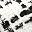 Black White