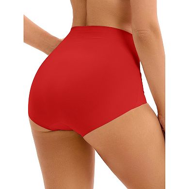 Women's High Waist Tummy Control Underwear Briefs Flatten Stomach Shaping Panties
