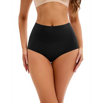 Women's High Waist Tummy Control Underwear Briefs Flatten Stomach Shaping Panties
