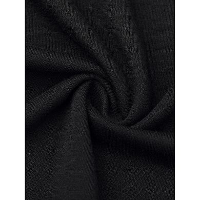 Women's Casual 3/4 Sleeve Tops V Neck Ruffle Asymmetrical Hem Flowy Blouse