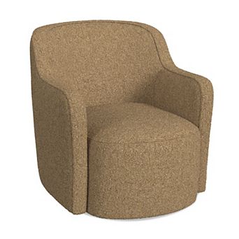 HomePop Swivel Plush Accent Chair