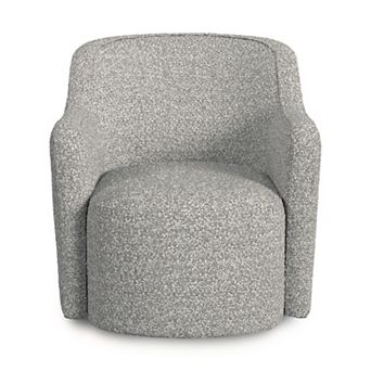 HomePop Swivel Plush Accent Chair