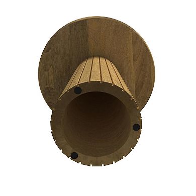 HomePop Tapered Slatted End Table
