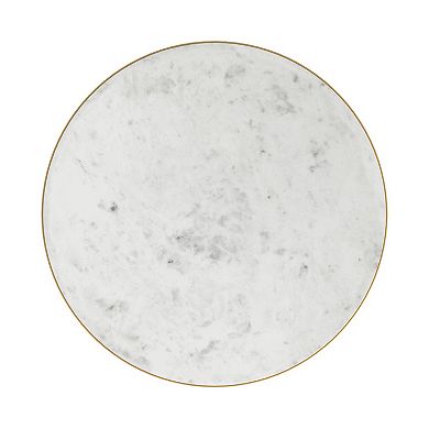 HomePop Marble Top Tripod End Table