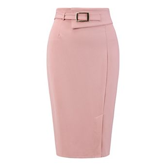 Women's Pencil Skirt High Waist Elegant Work Office Bodycon Skirts