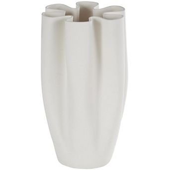 Stella & Eve Ceramic Flower Shaped Vase Table Decor