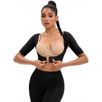 Women's Front Hook Closure Bust Shaperwear Vest Compression Sleeves Slimming Tops