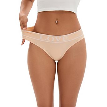 Women's Mid-Waisted No Trace Underwear Briefs High Elasticity Underpants