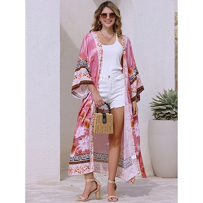fitted dress with kimono African Print Kimono-sleeve Cheongsam Dress, size Medium