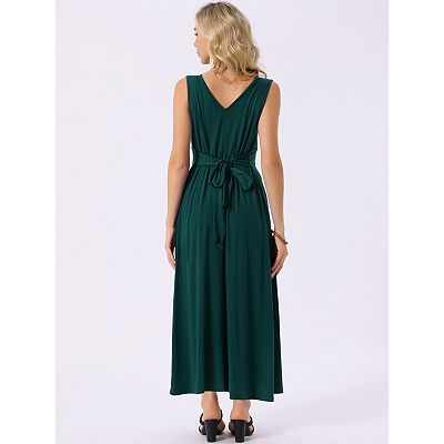 sachin and babi light blue dress UVN Long Summer Dress for Women Casual Maxi Dress with Pockets Short Sleeve  Crewneck
