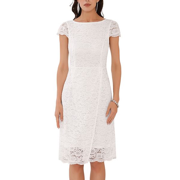 white christmas dresses Jody Lace Cocktail Dress in Bordeaux main image 0