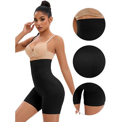 Women's Tummy Control High Elasticity Thigh Slimmers High Waist Hip Lifter No Trace Shaperwear