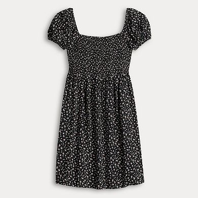 Juniors' SO® Puff Sleeve Dress