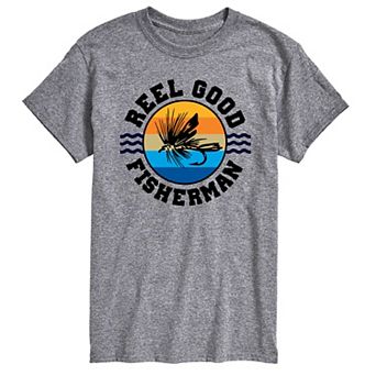 Men's Reel Good Fisherman Graphic Tee