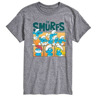 Men's Smurfs Grid Graphic Tee