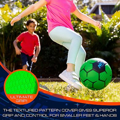 Nerf Kids 7" Indoor + Outdoor Foam Mini Soccer Ball