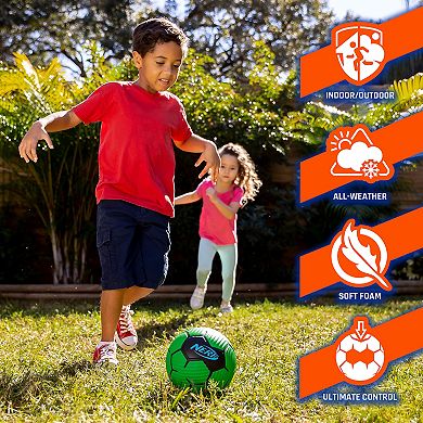 Nerf Kids 7" Indoor + Outdoor Foam Mini Soccer Ball