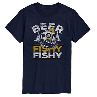 Men's Beer Fishy Fishy Graphic Tee