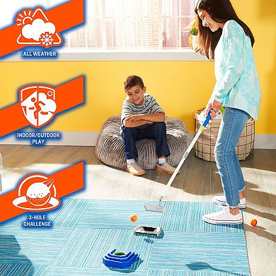 Nerf Trick Shot Indoor & Outdoor Putting Trick Shot Kids Golf Set