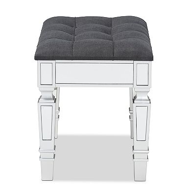 Baxton Studio Hedia Ottoman