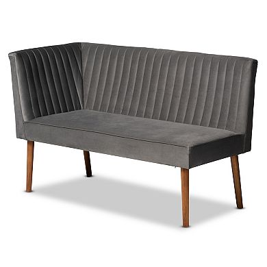 Baxton Studio Alvis Dining Nook 2-Piece Set